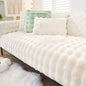 Fluffy Fleece Sofa and Pillow Cover